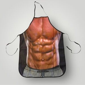 Hot Bod Apron Funny Man Woman Chef